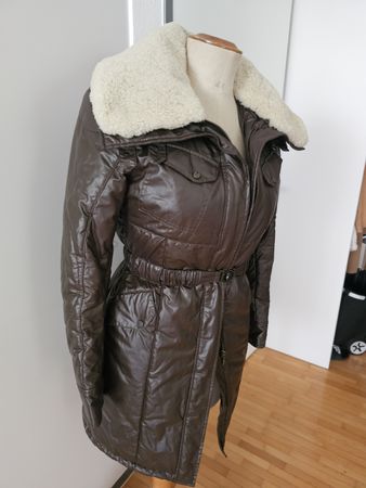 Belstaff Winterjacke Damen Gr. 40 (IT)Braun Shearling Kragen