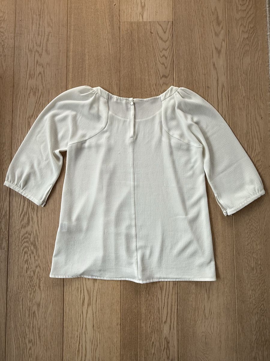 Ba&Sh Camicette: Chemisier Ba&sh blanc crème – Nuovo (secondo la descrizione) da vesenaz venduto da Froggie1222 2