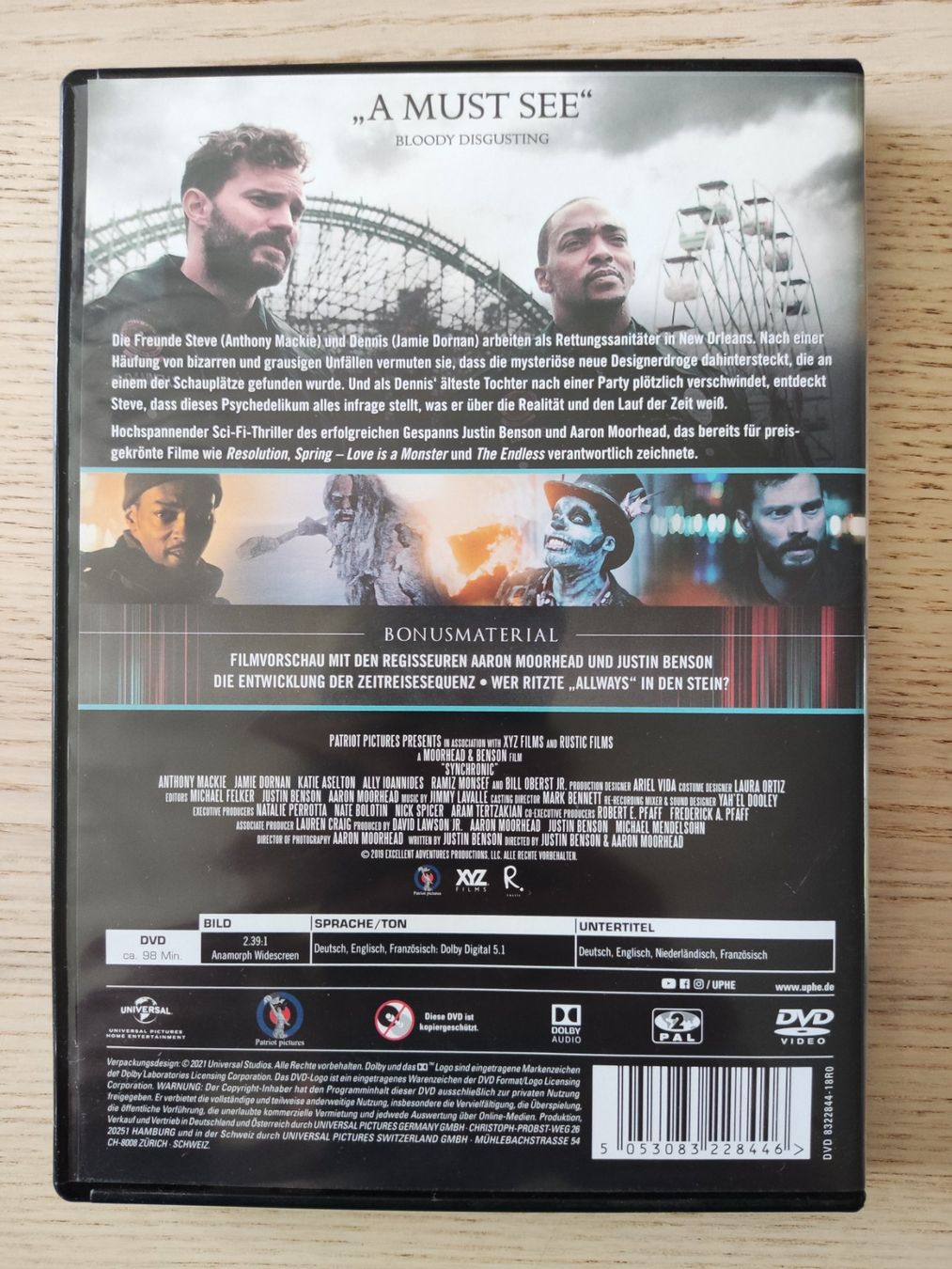 Alle DVDs: Synchronic – (DVD/2019) – Gebraucht aus Schaffhausen von philscardstore 1
