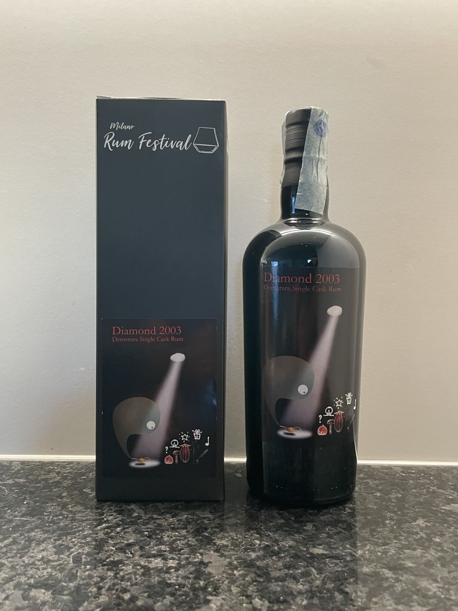Bevande alcoliche: Demerara Diamond 2003 14YO Single Cask 57% Guyana – Nuovo e nell'imballaggio originale da Jona venduto da Leon812 2