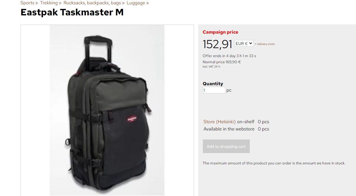 Eastpak Rucksäcke: Eastpak Taskmaster L backpack – Gebraucht aus Geneve von