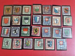 GUTE PJ - SAMMLUNG GESTEMPELT (WAPPENSAMMLUNG)