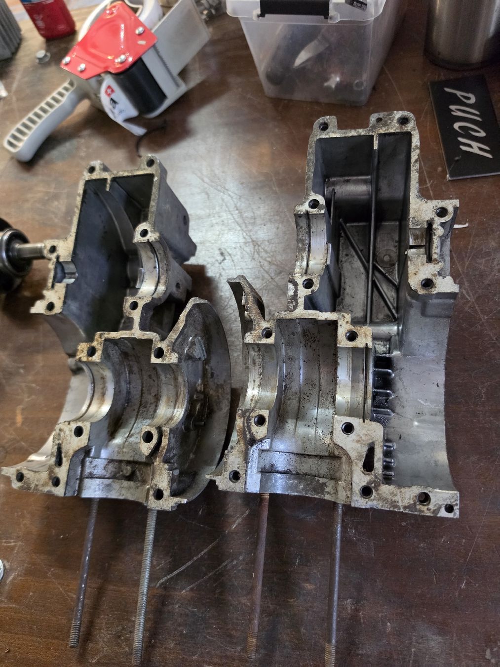 Mofa-Ersatzteile: E50 Motor Teile Gehäuse Puch  – Gebraucht aus Lenggenwil von Opc_Power 1
