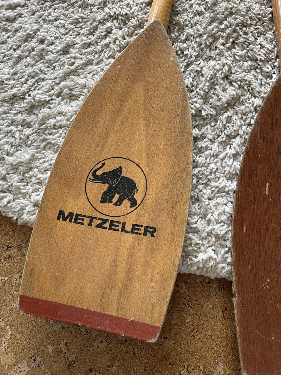 Gommoni, kayak & canoe: 3 Metzeler Holzpaddel Ruder – Usato da Watt venduto da dam_r9qh 1