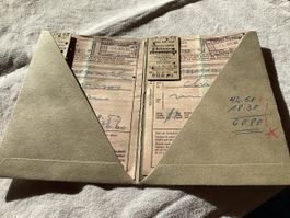 Billets trains 2x Küsnacht - Chiasso - Venise 1953 lot rare