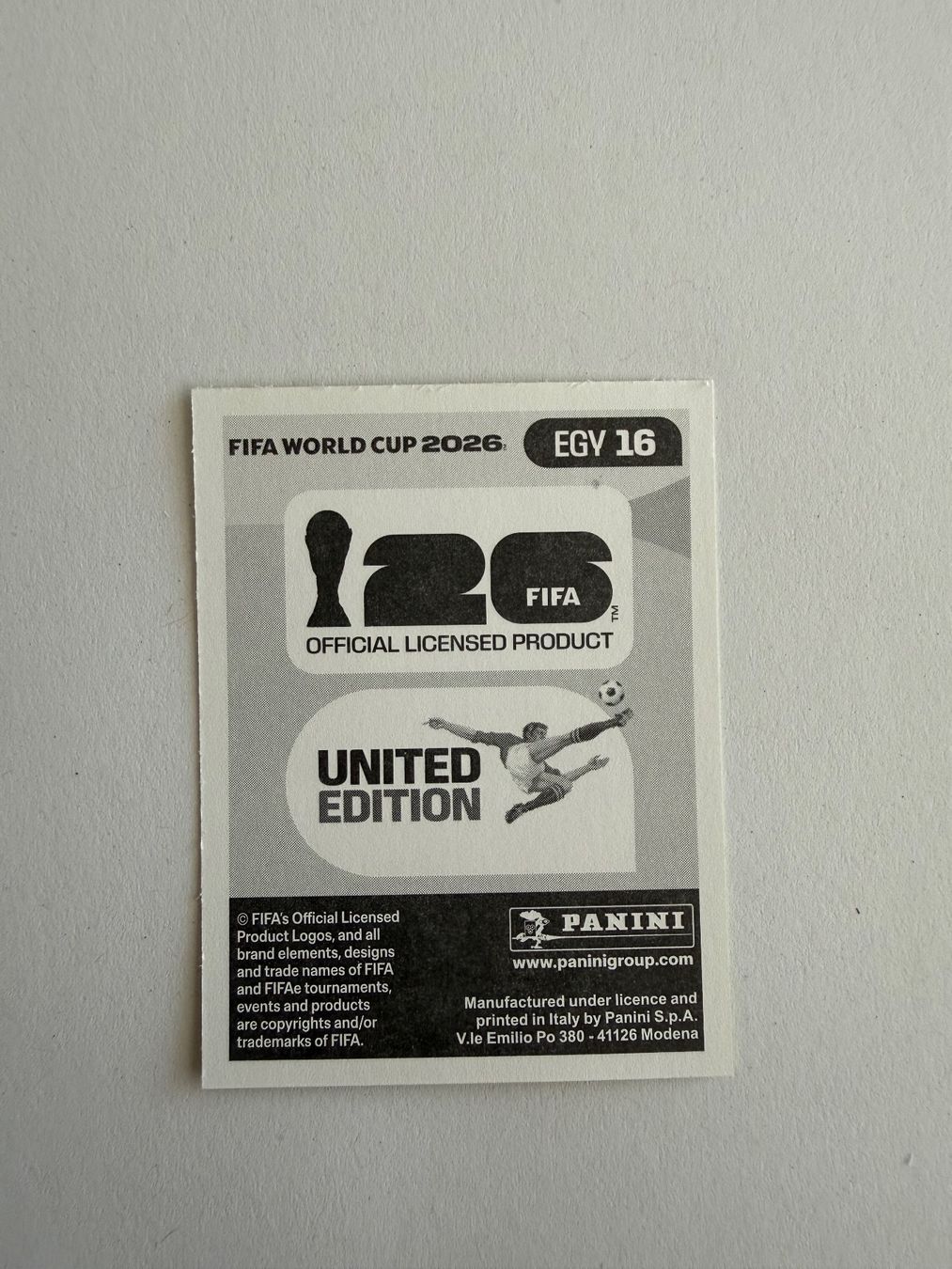 Panini Carte collezionabili: Faisal EGY16 - Panini CH Edition WM 2026 – Nuovo (secondo la descrizione) da Grenchen venduto da nicus_aveiro 1