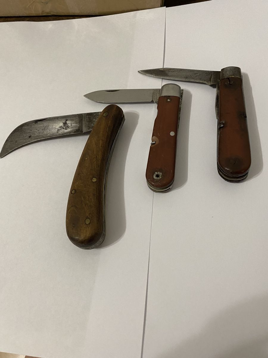 Schweizer Armee Taschenmesser: 3  X SACKMESSER – Defekt aus Chur von silbermon