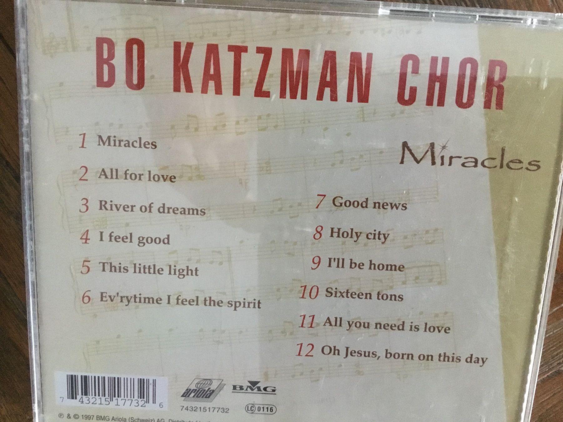 CDs: Bo Katzman Chor - Miracles CD - Festliche Klänge! – Gebraucht aus Thierachern von sweden08 1