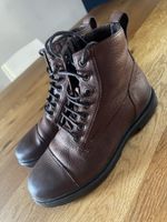 Bottines Geox en cuir marron homme 42