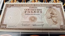Sammlerstück: Portugiesische 100 Escudos Banknote, 1963