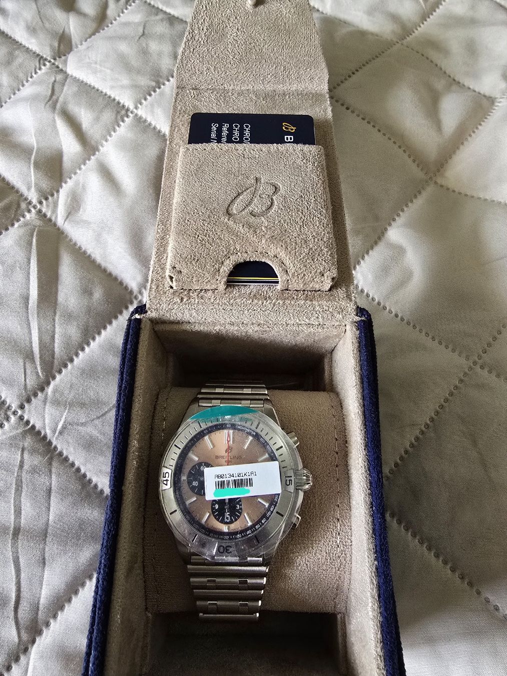 Breitling Orologi: Breitling Chronomat (Copper dial) – Nuovo e nell'imballaggio originale da Bern venduto da Andy-2015