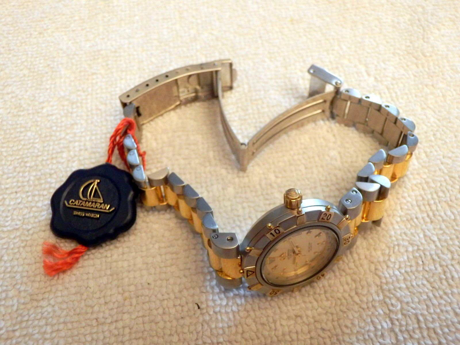 Orologi: Catamaran, Quartz, Tachymeter, Datum, drehbare Lünette, 27mm – Usato da Ueberstorf venduto da dinbau 7