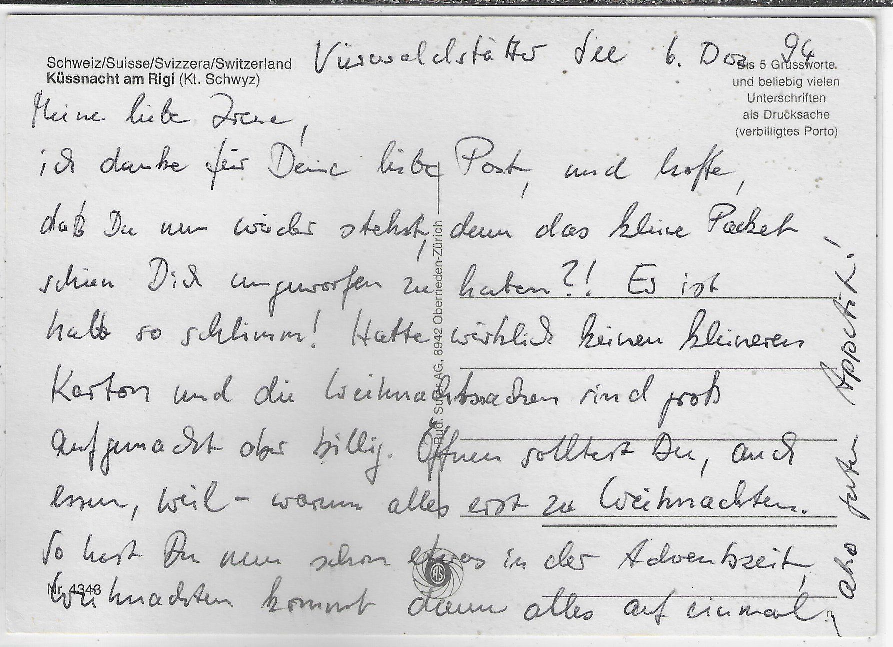 Cartoline postali: Küssnacht am Rigi - Multiview – Usato da Ettingen venduto da Kartenplanet 1