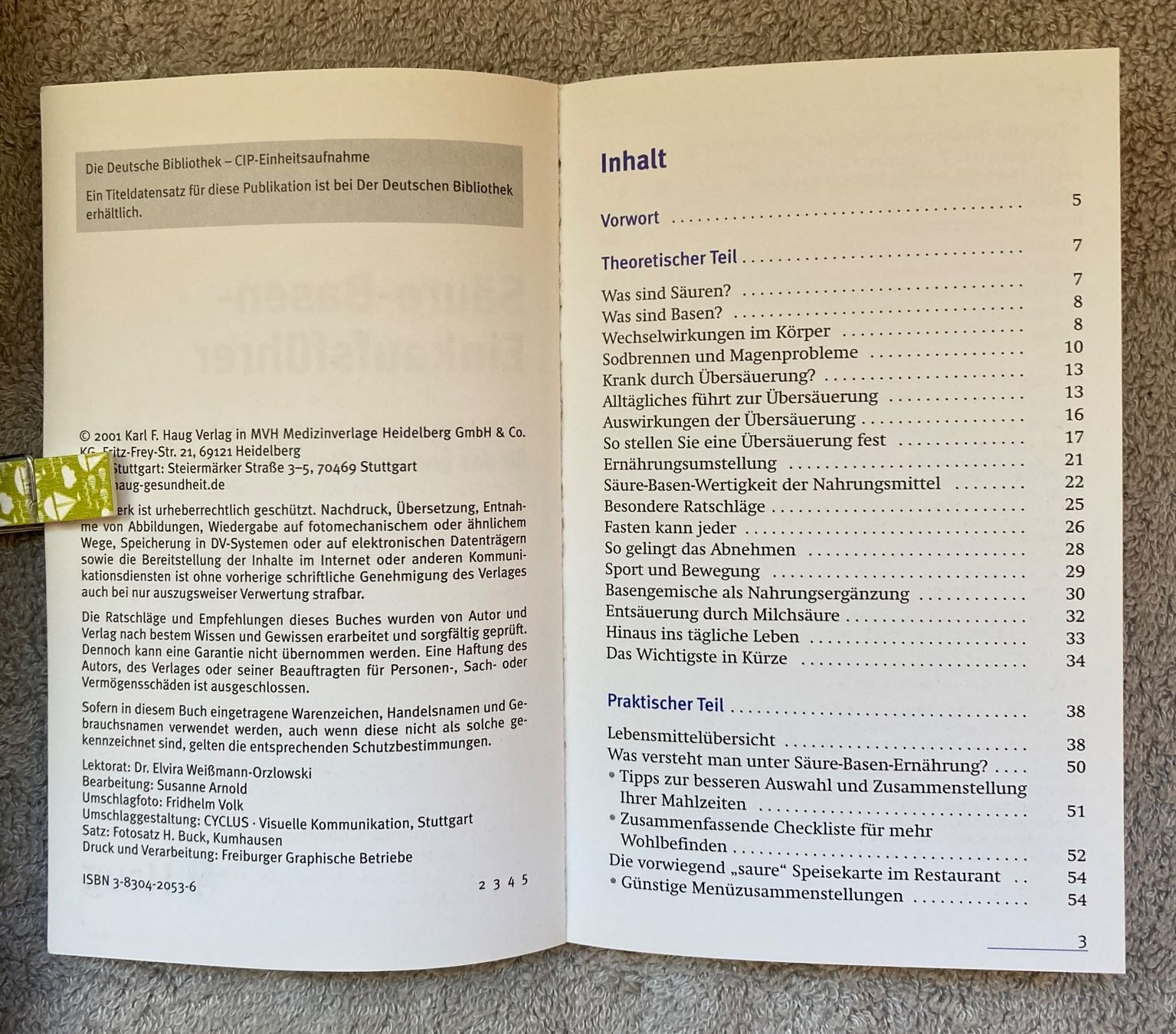 Libri: Säure-Basen Einkaufsführer - Michael Worlitschek – Usato da Wolfhausen venduto da uchuva26 2