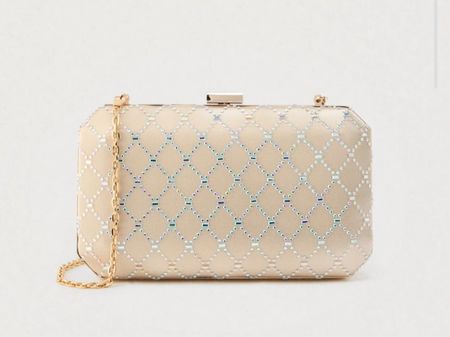 Mascara Clutch Handtasche gold coloured