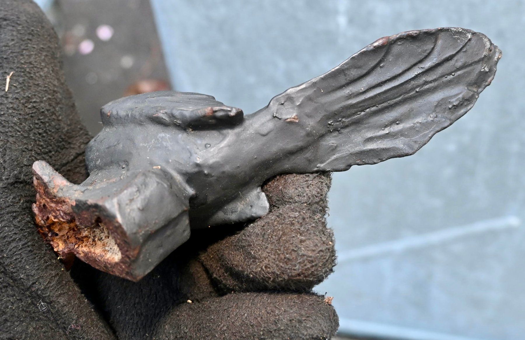 Figuren: alter GUSSEISEN Vogel gartenfigur etc B – Gebraucht aus Pfaffhausen von mono_rec 6