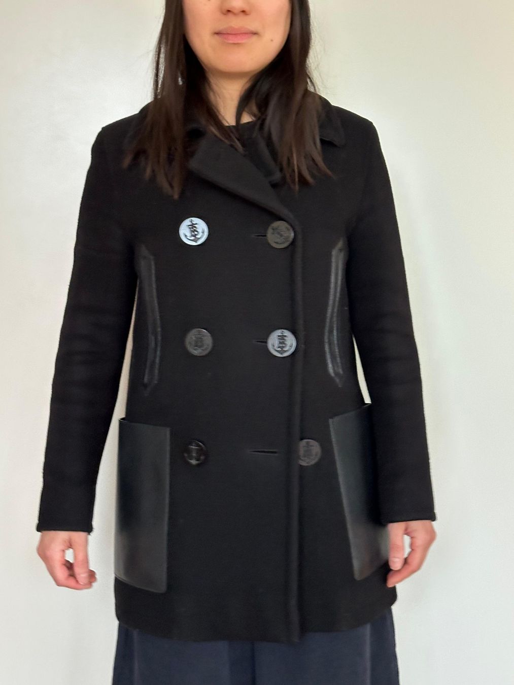 Burberry Cappotti: Burberry Lambskin Pocket Wool Blend Pea Coat – Usato da Zürich venduto da AssuredSelection 4