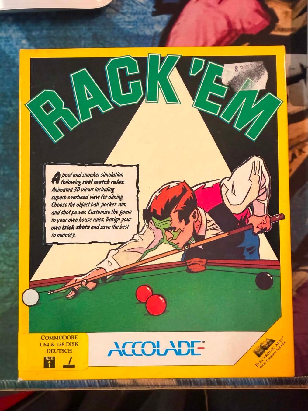 Spiele: Rack' Em Commodore 64 – Gebraucht aus Giubiasco von Ticinerd
