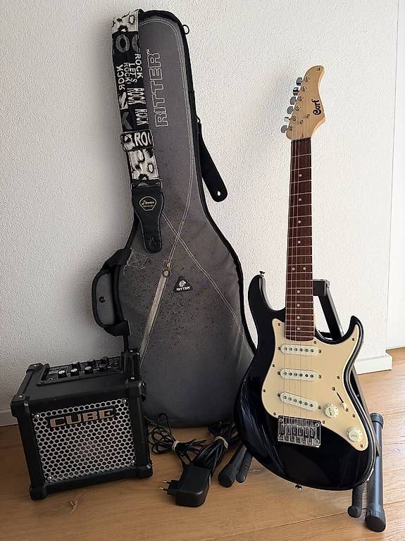 Strumenti musicali: E-Gitarre Cort G110 Junior mit Verstärker – Usato da Otelfingen venduto da che_26d5
