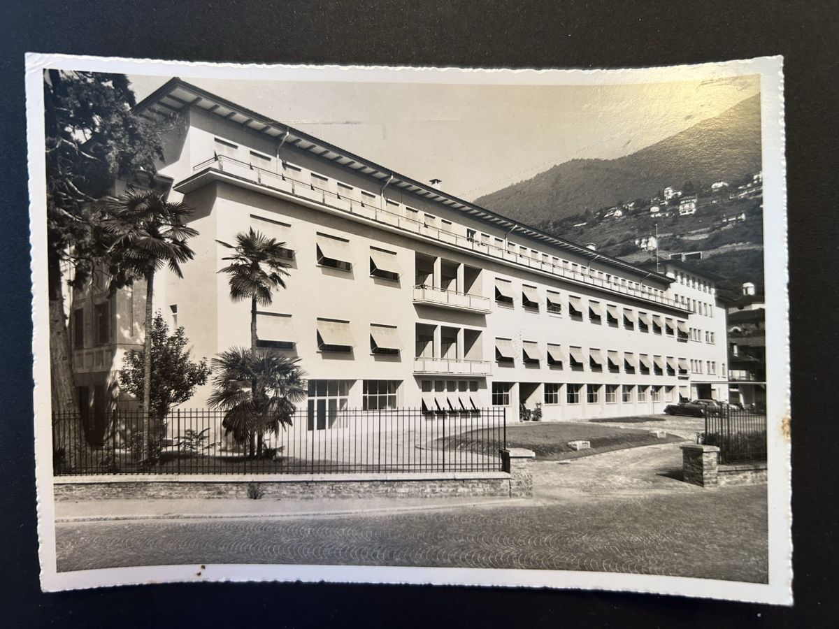 Cartoline postali: Locarno Ospedale – Usato da Fanas venduto da Alessio11