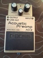 Boss AD-2 Acoustic Preamp Effektpedal gebraucht
