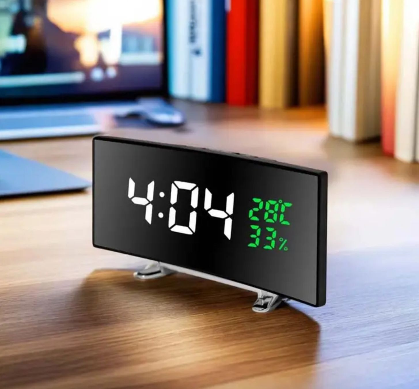 Wecker: 6.6-Zoll Multifunktionaler LED-Wecker mit Gebogenem Display – Neu und originalverpackt aus Winterthur von Pcline1 1