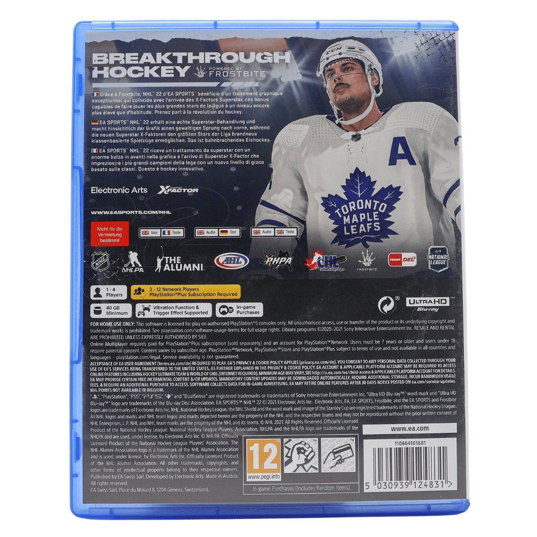 Spiele: NHL 22 - PS5 – Gebraucht aus Paudex von dindeboy 1