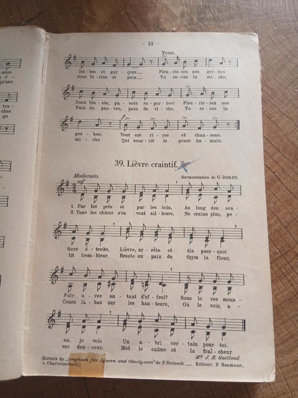 Libri: Chante Jeunesse! Vaud, édition 1946 – Usato da Belfaux venduto da frifri500 2