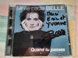 Cd Marie Paule Belle - quand tu passes signé