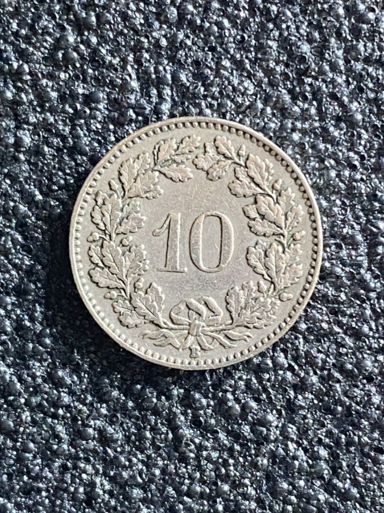 Alle Münzen: 10 Rappen 1952 – Gebraucht aus Hünenberg von Ecila 1