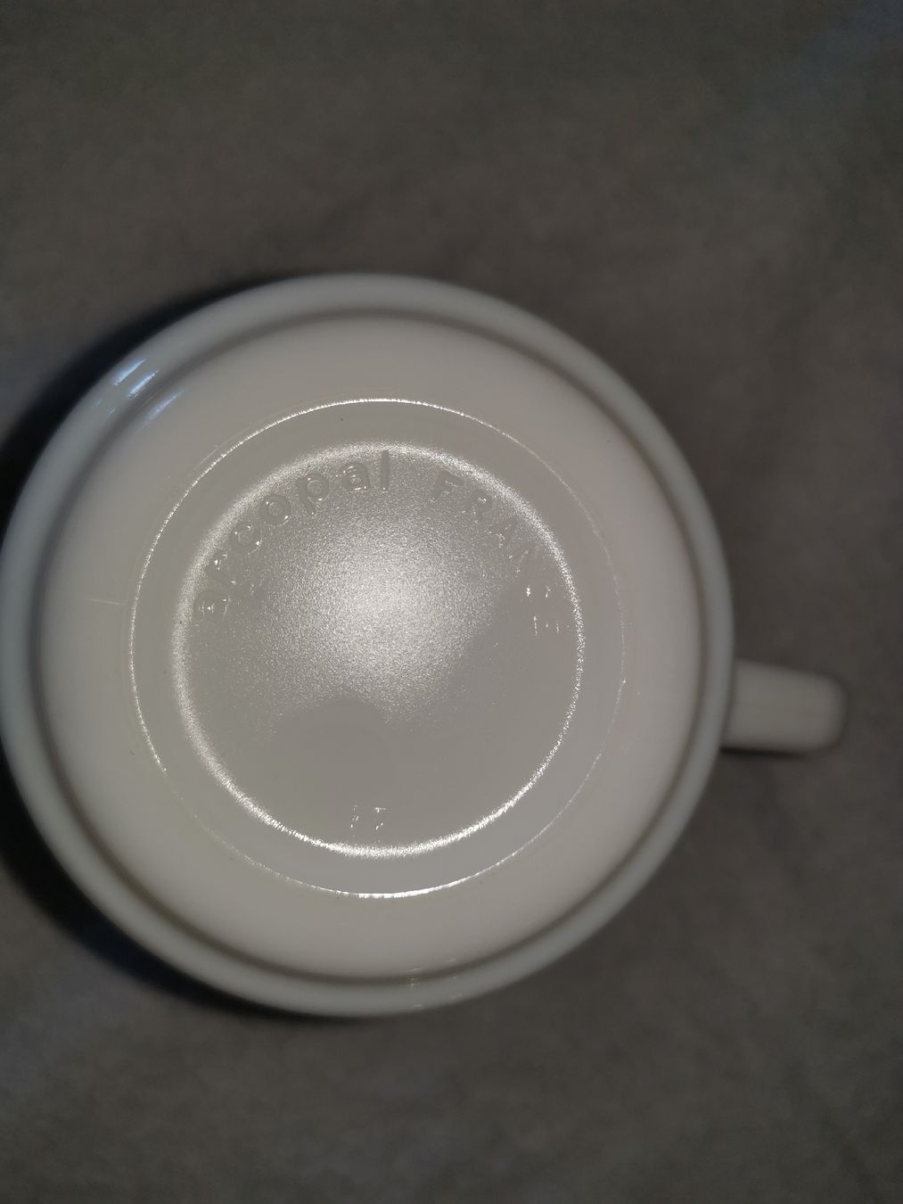 Tassen: Schlümpfe Tasse Luminarc Arcopal weiss  – Gebraucht aus Stans von Findus7318 6