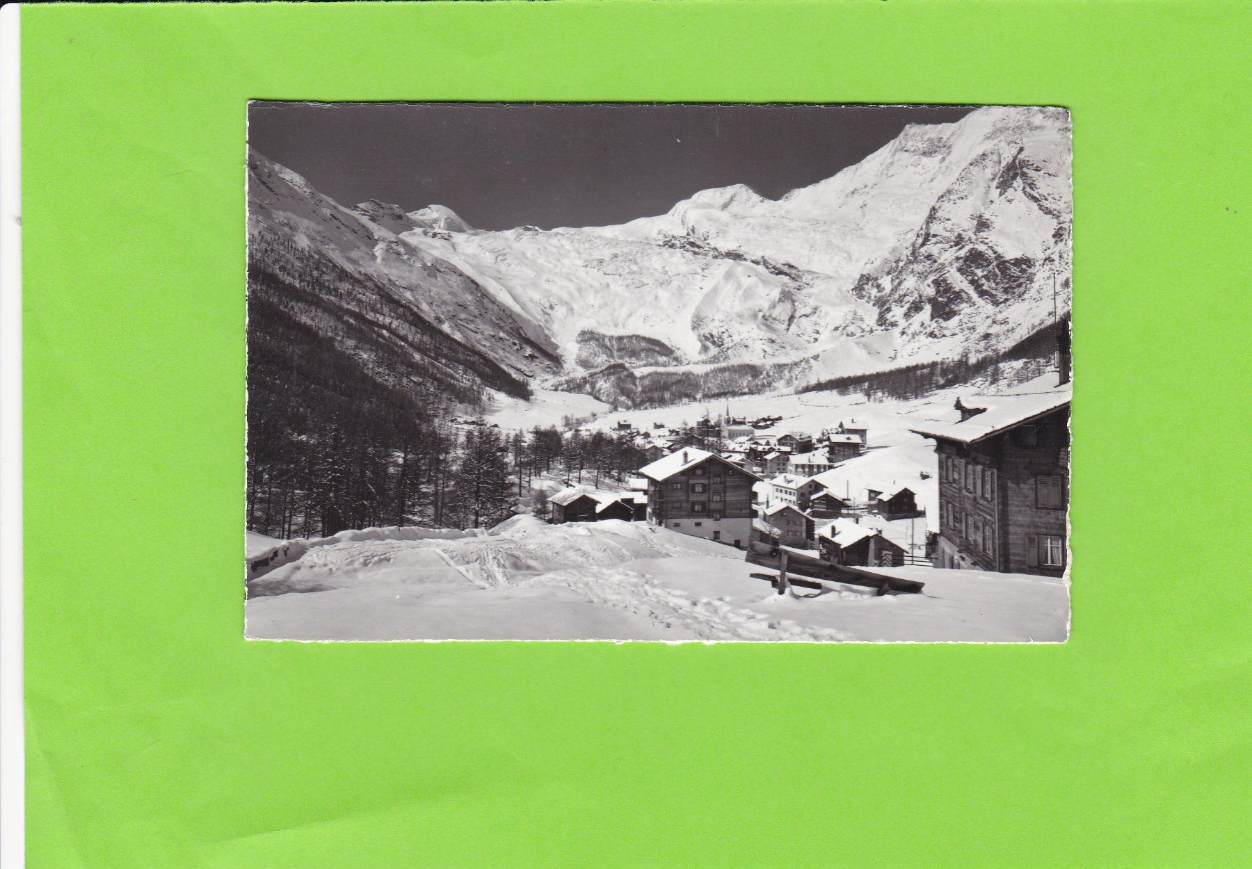 Cartoline postali: Saas-Fee – Usato da St. Peterzell venduto da neckertal