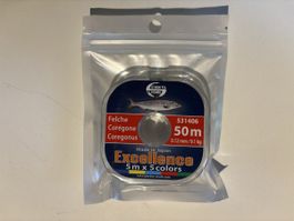Stucki Excellence Angelschnur 50m 0.12mm 5 Farben neu