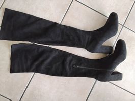 Bottes hautes noires, taille 39,  ZARA