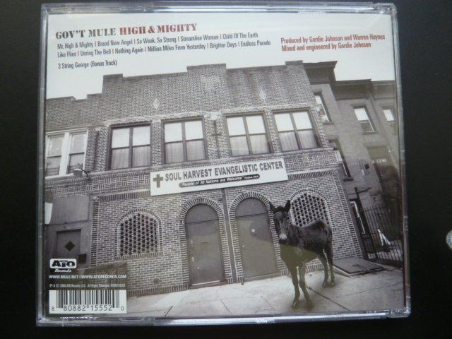 CD: Gov't Mule - High & Mighty  (vergriffen) – Usato da Au ZH venduto da sikoku 2