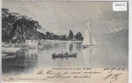 Vevey-la-Tour et la Dent du Midi - Barque