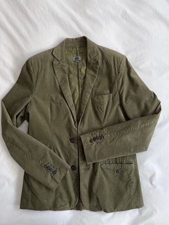 Blazer NILE, oliv, Grösse L, samtiger Stoff