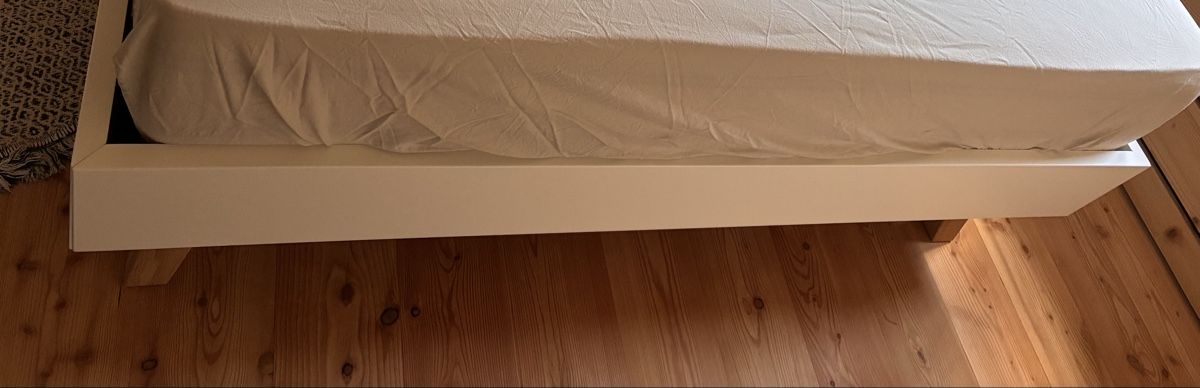 Letti: Engadin - Bettrahmen weiss, 140 x 200 cm – Usato da Triesen venduto da Einstein011 2