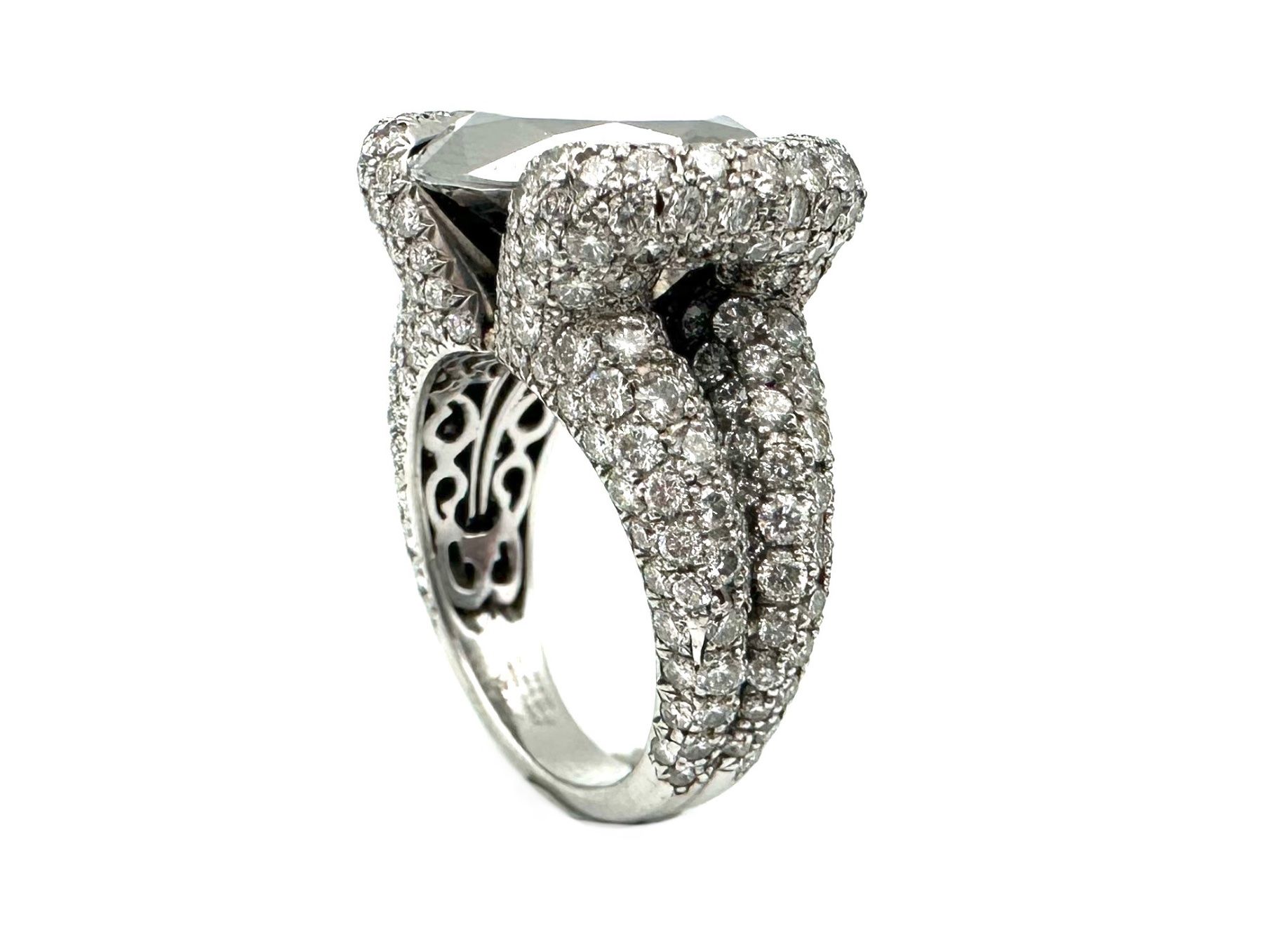Chopard Anelli: CHOPARD. Bague "Joaillerie", or  18K, chrome et diamants – Usato da Renens VD venduto da Diademe.sarl 3