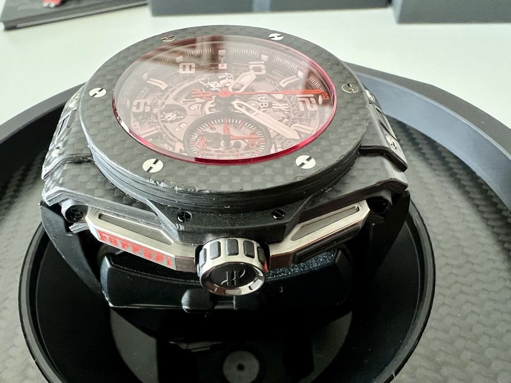 HUBLOT Big Bang Ferrari Carbon Red Magic, Serviced, OVP32100