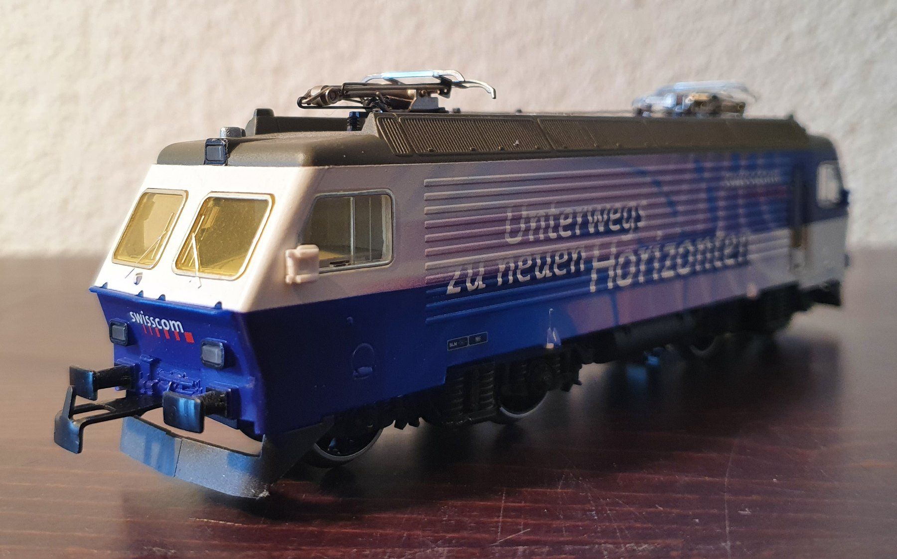 Märklin Modellini di ferrovie: MÄRKLIN: SOB Re 446 SWISSCOM MFX DIGITAL OVP – Usato da Biglen venduto da taunus82