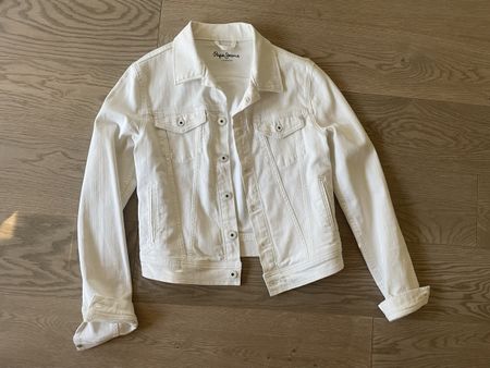 Pepe Jeans Jacke Damen weiss Grösse M