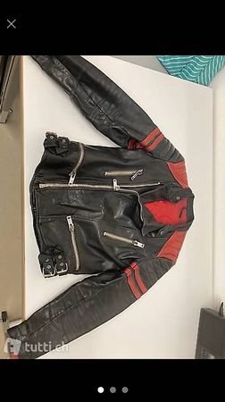 Vintage-Motorrad Jacke aus Leder