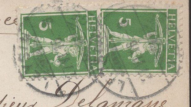 Cartoline postali: Leysin - Vue génerérale   1916 – Usato da Aarau venduto da kufi44 2