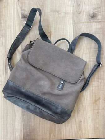Rucksack, grau-braun, sehr guter Zustand