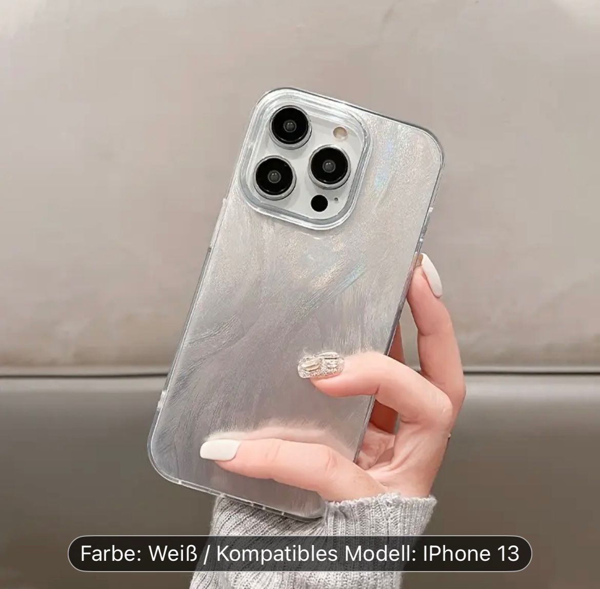 Apple Covers & Schutzfolien: NEU Weisses iPhone 13 Case, Glitzer – Neu und originalverpackt aus Kriessern von loolah 1