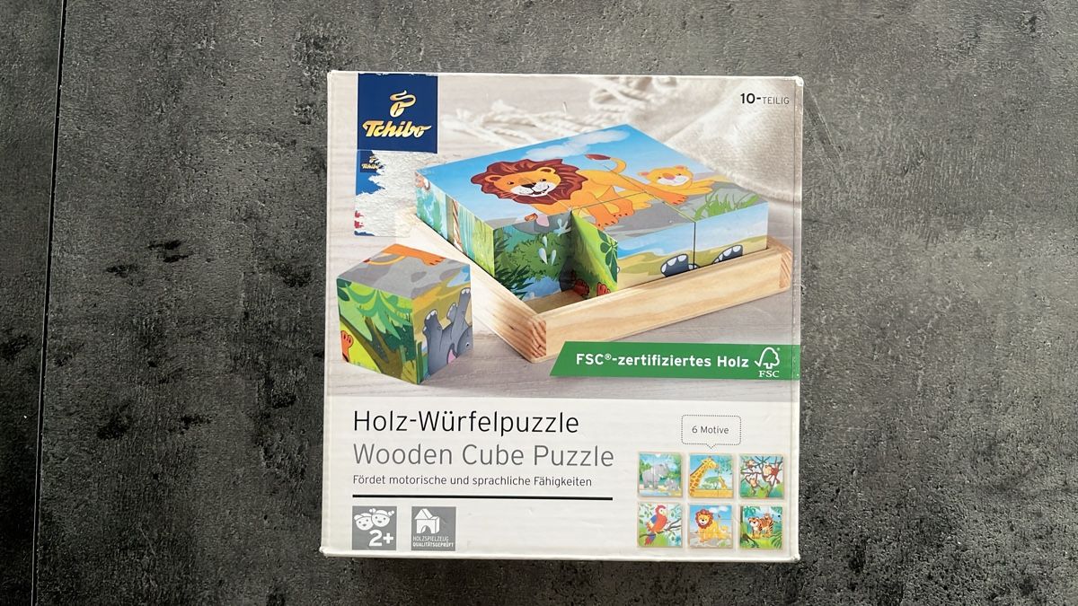 Puzzle: Holz-Würfelpuzzle – Usato da Aarau Rohr venduto da sid_h6