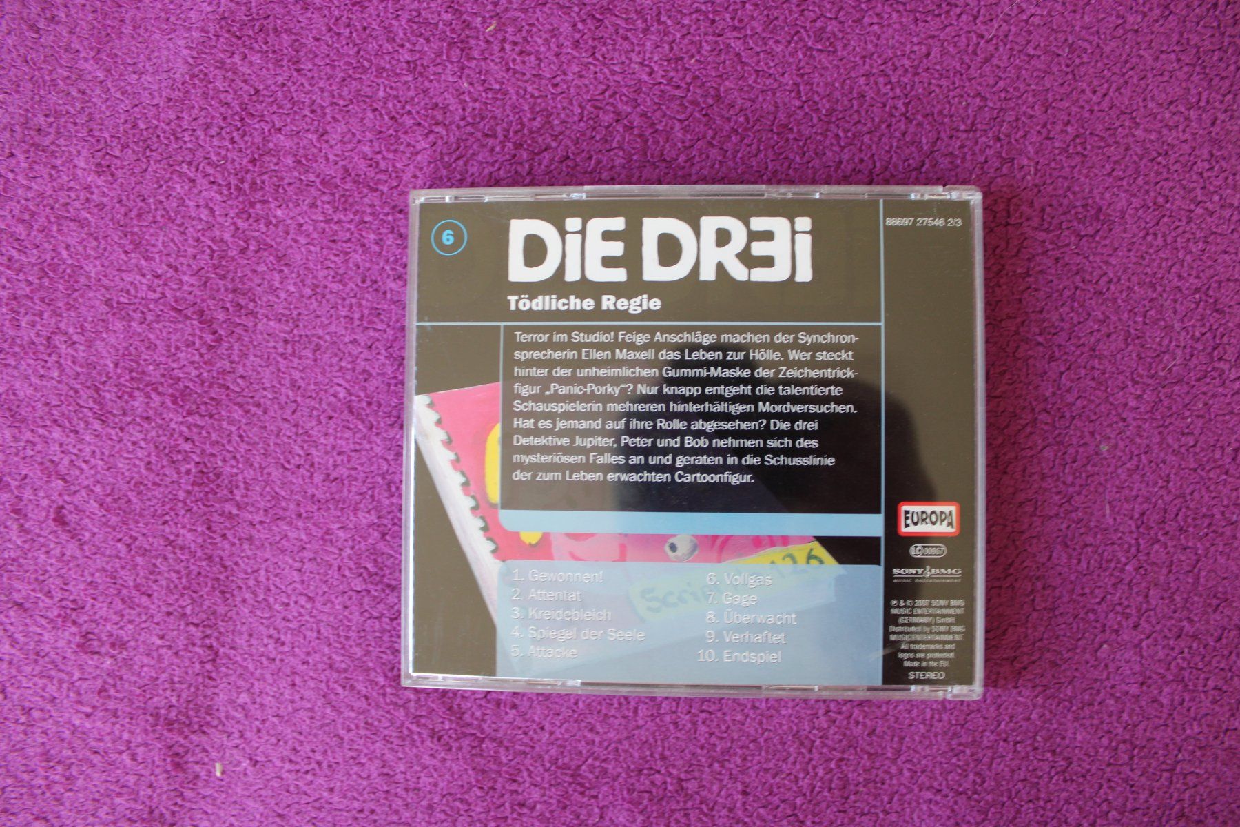 CD: DiE DR3i CD - Tödliche Regie - Folge 6 – Usato da Müllheim Dorf venduto da Seeeule01 1