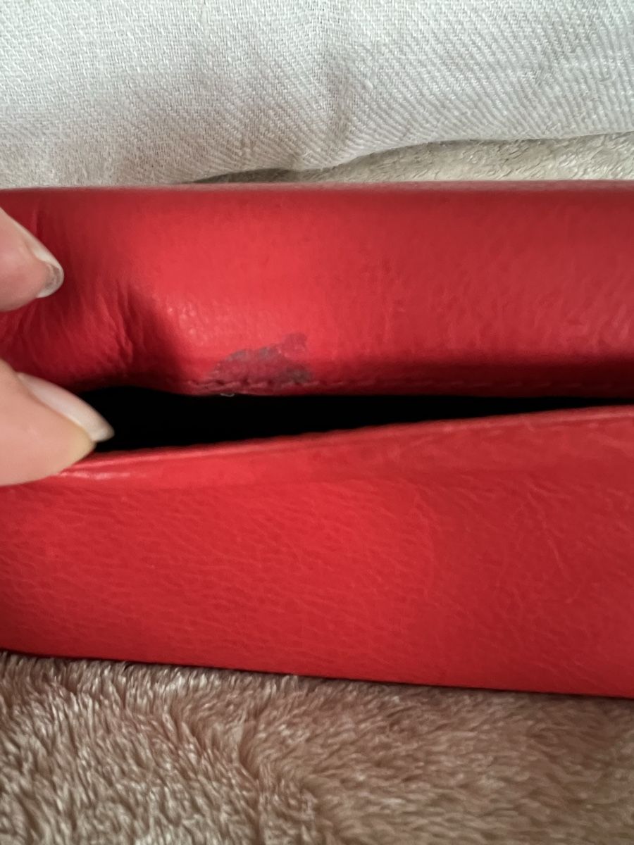 Portamonete: Red real Leather Wallet, NEW – Nuovo (secondo la descrizione) da Collex venduto da jam_hsr2 5