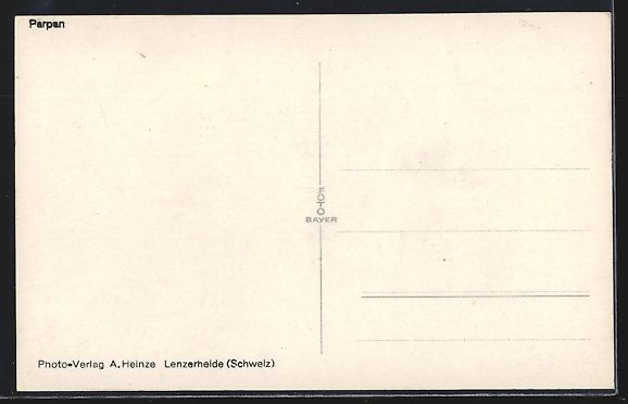 Cartoline postali: AK Parpan, Ortspanorama im Winter – Usato da Berlin venduto da bartko-reher 1